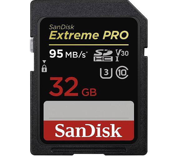 Sandisk SecureDigital SDHC 32GB Extreme Pro (95 MB/s class 10 UHS-I U3 V30) (SDSDXXG-032G-GN4IN)