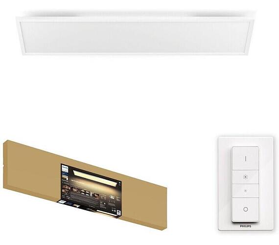 32163/31/P6 Hue WA Aurelle přisazený LED panel 39W 3750lm 2200-6500K IP20 120x30cm bílá + ovladač Philips HUE