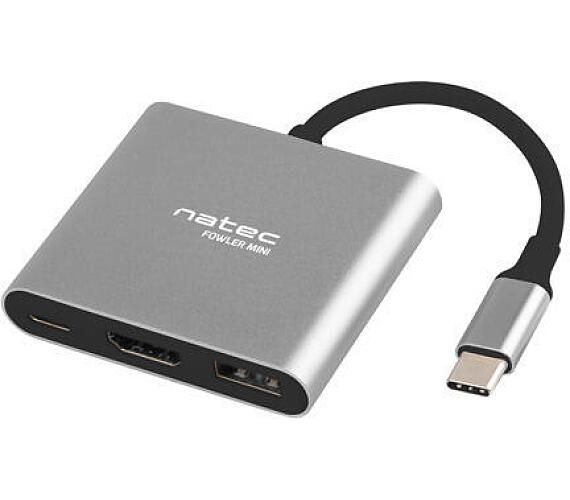 NATEC natec multiport adaptér Fowler MINI USB-C PD