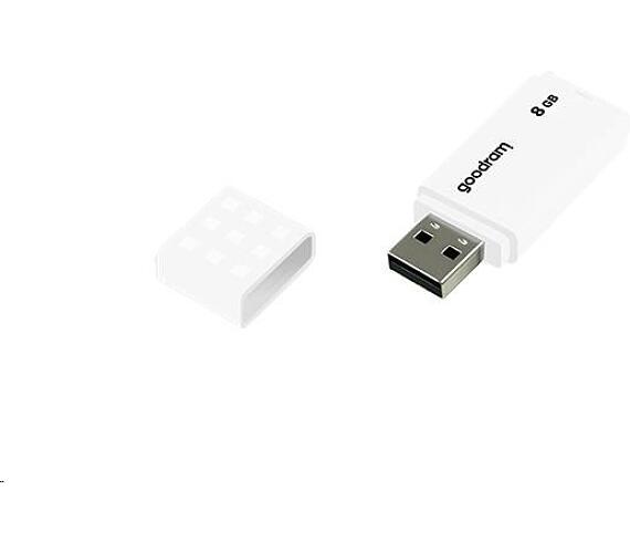 GOODRAM Flash Disk UME2 8GB USB 2.0 bílá (UME2-0080W0R11)