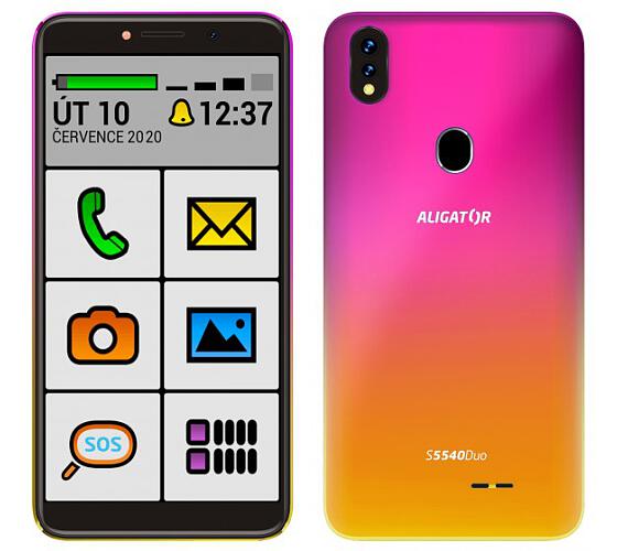 Aligator S5540 SENIOR růžový/zlatý