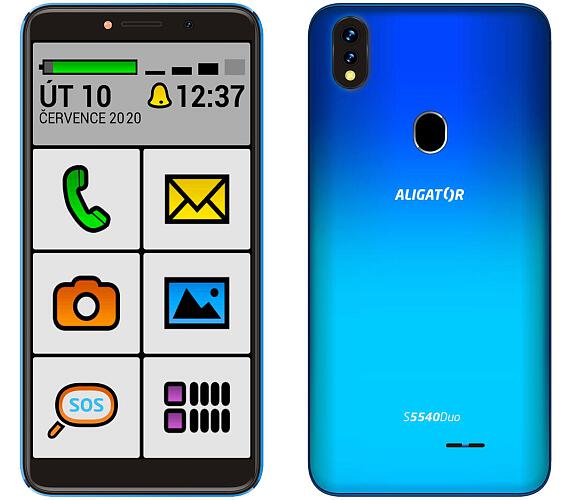 Aligator S5540 SENIOR modrý