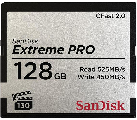 Sandisk Extreme Pro CFAST 2.0 128 GB 525 MB/s VPG130 náhrada za 139716