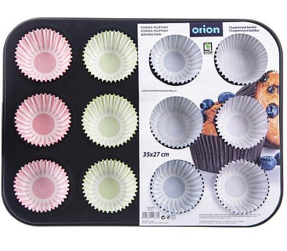 Forma na peen Orion 12 muffin s koky, 35x27x3cm