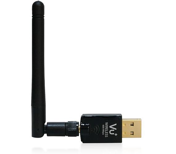 AB-COM vu+ WiFi USB Adapter 600Mbps s antenou (VU+ WIFI 600MBPS ANT)