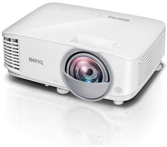 BENQ DLP Projektor MX808STH /1024x768 XGA/3600ANSI lum / 0,61:1 / 20000:1 / HDMI / 3D / Short Throw/1×10W repro (9H.JMG77.13E)