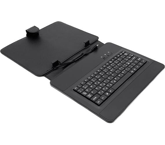 AIREN AiTab Leather Case 3 with USB Keyboard 9,7" BLACK (CZ/SK/DE/UK/US.. layout) (Leather Case 3 97B)
