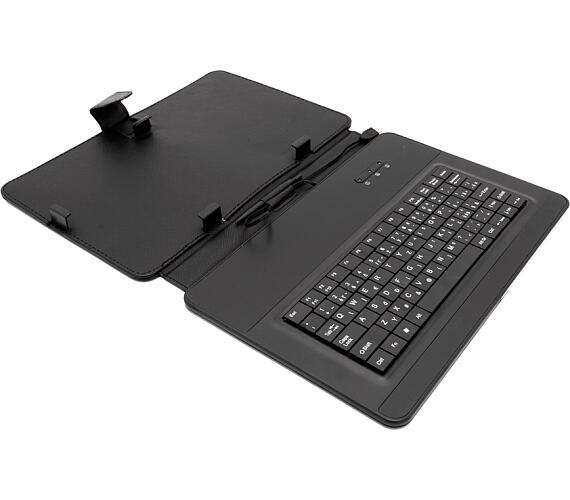 AIREN AiTab Leather Case 4 with USB Keyboard 10" BLACK (CZ/SK/DE/UK/US.. layout) (Leather Case 4 10B)