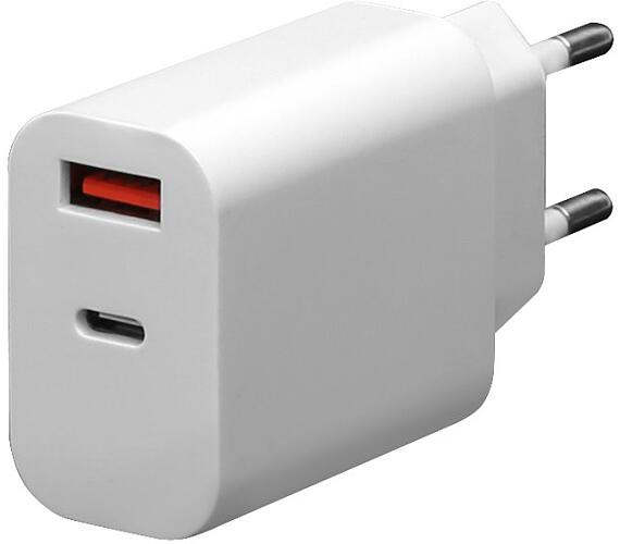Platinet USB nabíječka 30W (USB-C + USB-A) (PLCUPD30W)