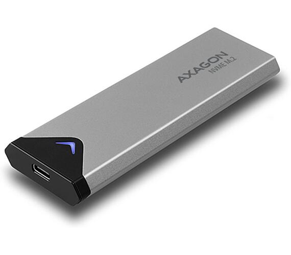 Externí box AXAGON EEM2-UG2 USB-C 3.2 Gen 2 - M.2 NVMe SSD kovový - délka 42 až 80 mm