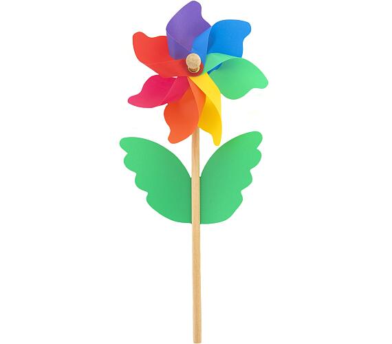 Teddies Vtrnk barevn 38cm devo/plast prmr 15cm