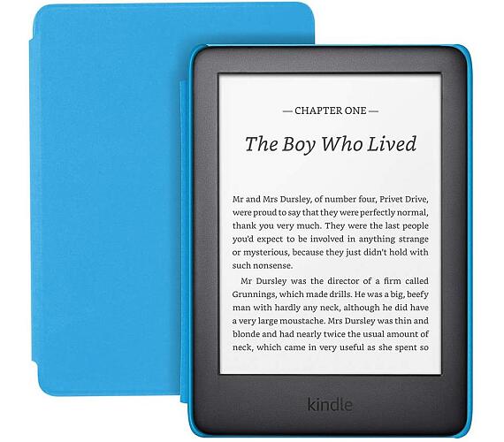 AMAZON e-book reader Kindle Kids Edition 2019/ 6" E-ink displej/ 8GB/ Wi-Fi/ modrá
