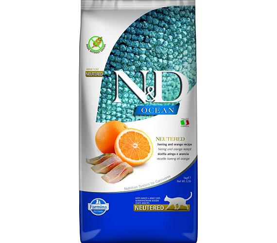 N&D OCEAN CAT NEUTERED Adult Herring & Orange 5kg