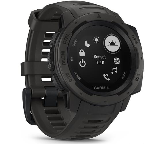 GARMIN chytré GPS hodinky Instinct Graphite Optic (010-02064-00