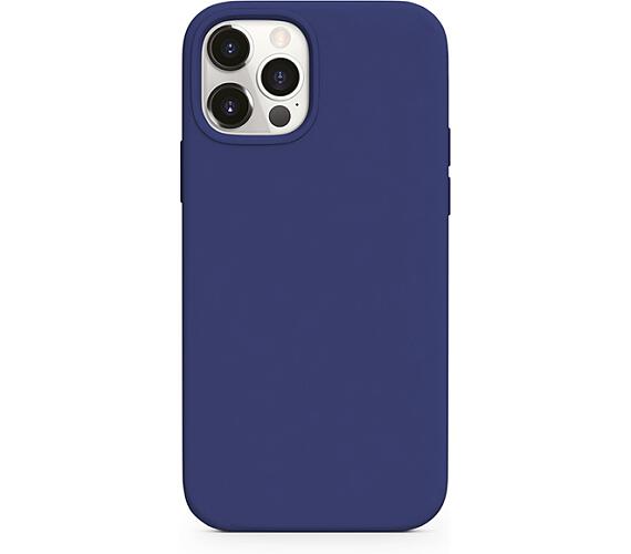 Epico Silikonový kryt na iPhone 12 Pro Max s podporou uchycení MagSafe - modrý