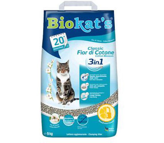 Biokat´s Podestýlka Biokat's Classic Cotton Blossom 5kg