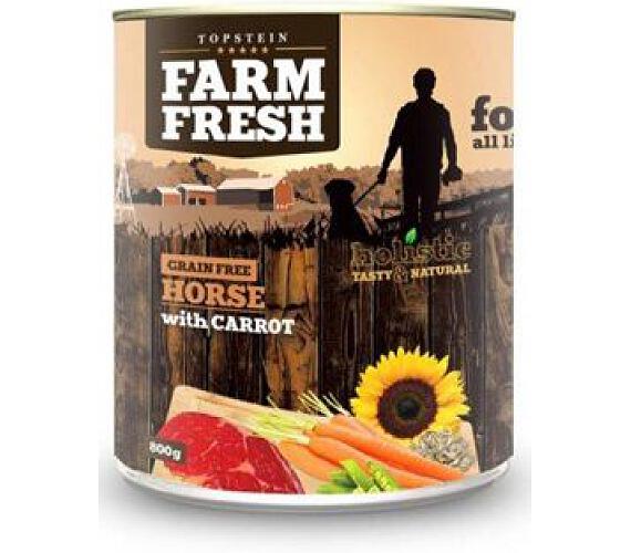 Farm Fresh Dog Horse with Carrot konzerva 800g
