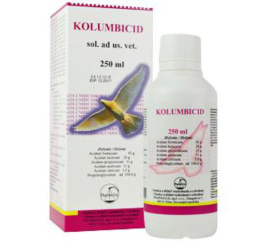 Pharmagal Kolumbicid sol 250ml a.u.v.