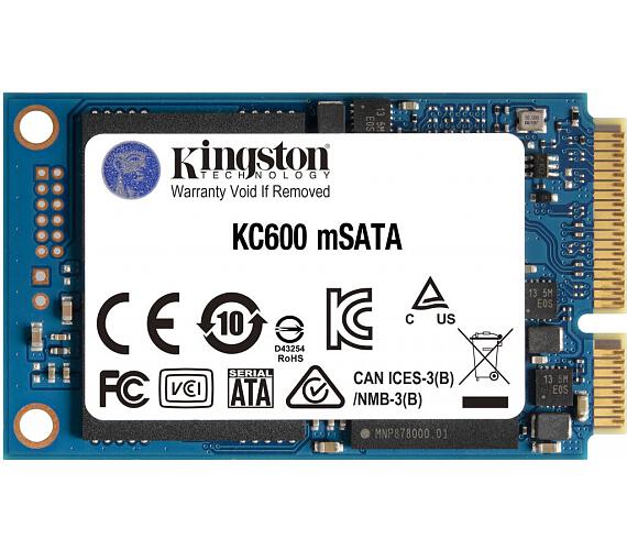 Kingston KC600 / 256GB / SSD / mSATA / 5R (SKC600MS/256G)