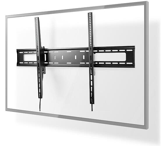 TV stojan Naklápěcí / 60-100 " / Maximální podporovaná hmotnost obrazovky: 75 kg / 5 ° / 85 mm / Ocel / Černá + DOPRAVA ZDARMA