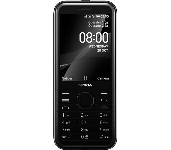 Nokia 8000 4G Dual SIM Black (16LIOB01A09)