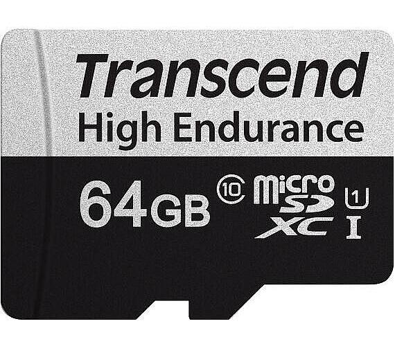 Transcend MicroSDXC karta 64GB 350V