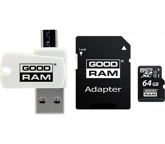 GOODRAM microSDXC karta 64GB M1A4 All-in-one (R:100/W:10 MB/s)