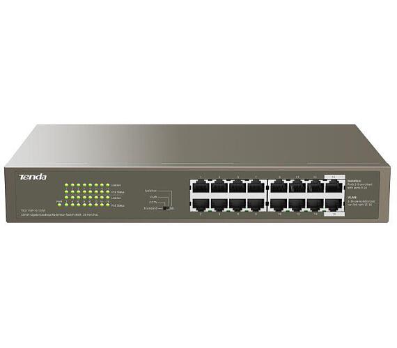 Tenda TEG1116P-16-150W PoE AT Gigabit switch 16x 1Gb/s s PoE 802.3af/at