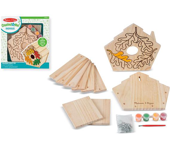 Lowlands Kreativn sada Vyrob si pta budku v krabici 24x26x4,5cm