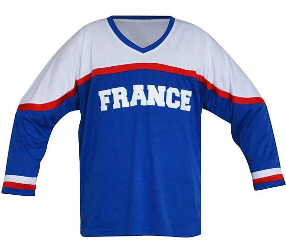 Hokejový dres Francie 1 vel.L SPORTTEAM®