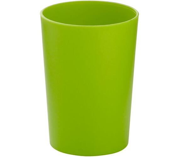 Kela Pohár MARTA plastik zelená H 11cm / Ř 8cm KL-24171