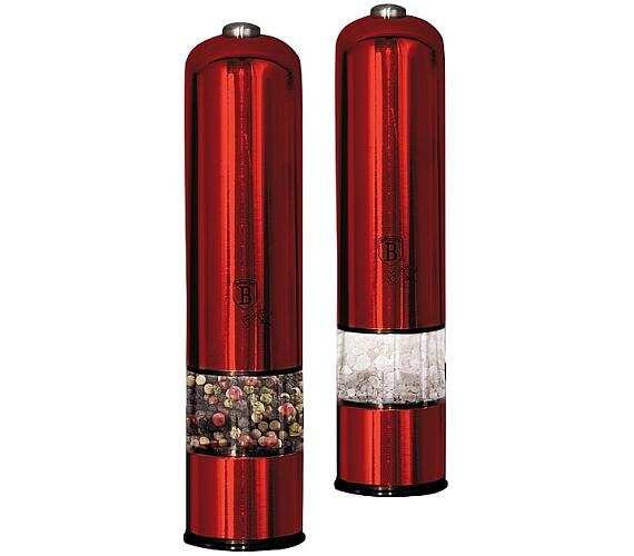 Elektrick mlnek na pep a sl BERLINGERHAUS BH-7217, 2ks, Burgundy Metallic Line