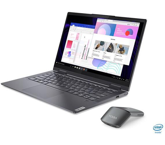 Lenovo YOGA 7 14ITL05 i5-1135G7/16GB/1TB SSD/14"/FHD/TOUCH/IPS/300nitů/Intel EVO/FPR/PEN/OnSite/WIN10 Home/šedá (82BH00AACK)