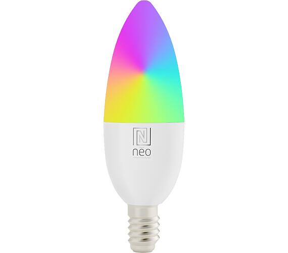 IMMAX NEO LITE Smart žárovka LED E14 6W RGB+CCT