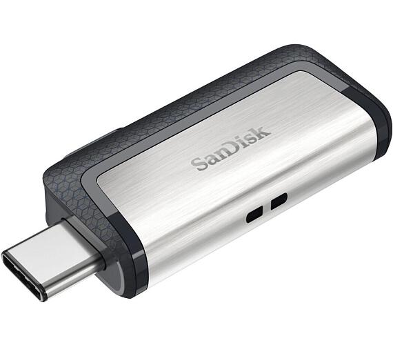 Sandisk Ultra Dual USB-C Drive 64GB / USB 3.0 Typ-C / USB 3.0 Typ-A / stříbrný (SDDDC2-064G-G46)