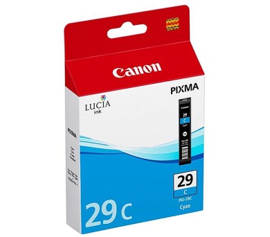 Inkoustov npl Canon PGI-29 C originln - modr