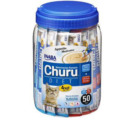 INABA Churu Cat Vet Diet Purée Tuna&Chicken Varieties 50x14g