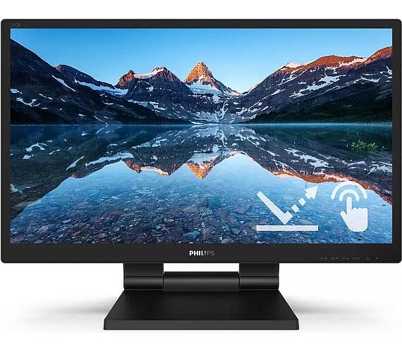Philips LCD 242B9TL 23,8" 16:9 IPS Touch / 1920x1080@60Hz / 5ms / 250cd / VGA / DVI / HDMI / DP / 2xUSB / Repro / HAS / VESA (242B9TL/00)