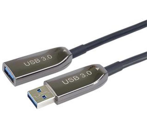 PREMIUMCORD USB 3.0 prodlužovací optický AOC kabel A/Male - A/Female 7m (ku3opt07)