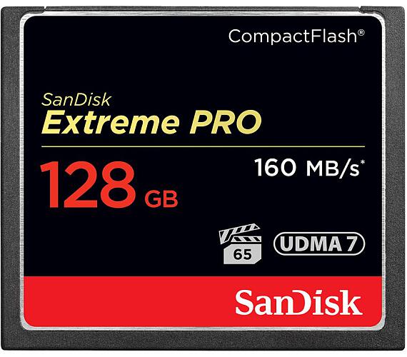 Sandisk Extreme Pro 128GB Compact Flash / VPG 65 / UDMA7 / 160mb/s (SDCFXPS-128G-X46)