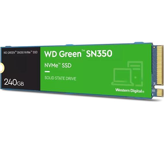 Western Digital WD Green SN350/240GB/SSD/M.2 NVMe/3R (WDS240G2G0C)