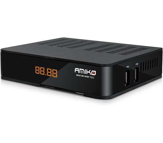Amiko Mini 4K UHD T2/C - set-top box DVB-T2 (H.265/HEVC)