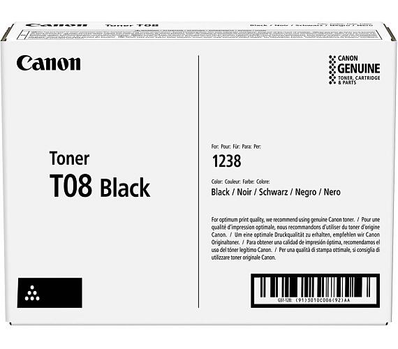 Canon toner T08BK černý pro i-Sensys X 1238P + DOPRAVA ZDARMA