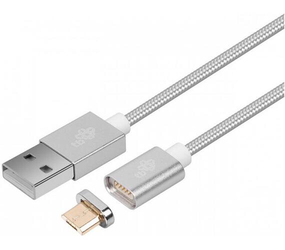 TB TOUCH kabel Micro USB USB C- USB stříbrný