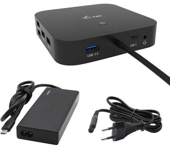 I-TEC i-tec USB-C HDMI DP Docking Station with Power Delivery 100 W + i-tec Universal Charger 77W (C31HDMIDPDOCKPD65)
