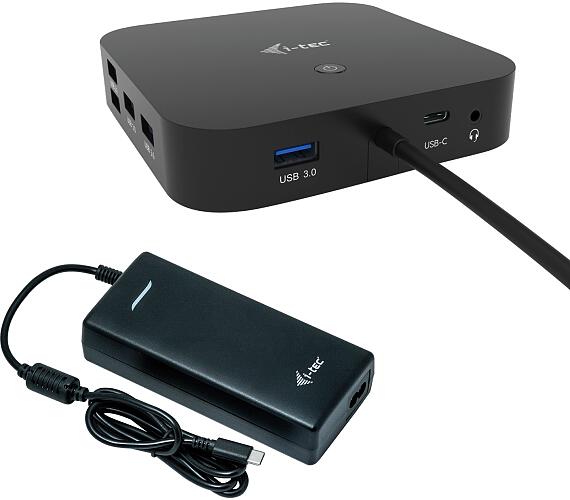 I-TEC USB-C HDMI DP Docking Station with Power Delivery 100 W + i-tec Universal Charger 112W (C31HDMIDPDOCKPD100)