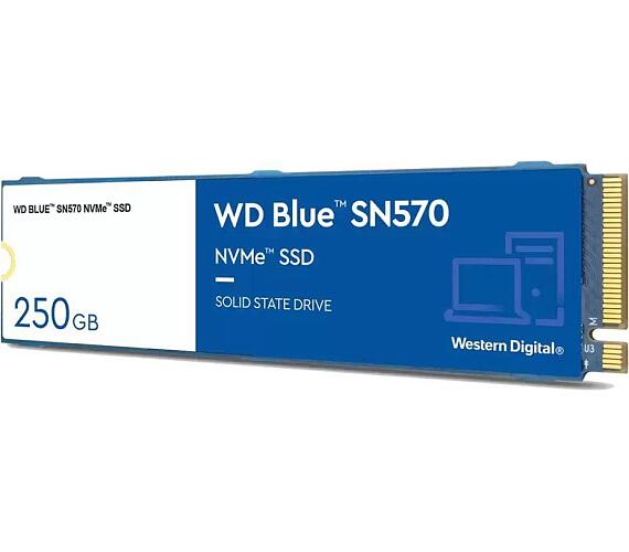 Western Digital WD Blue SN570/250GB/SSD/M.2 NVMe/5R (WDS250G3B0C)