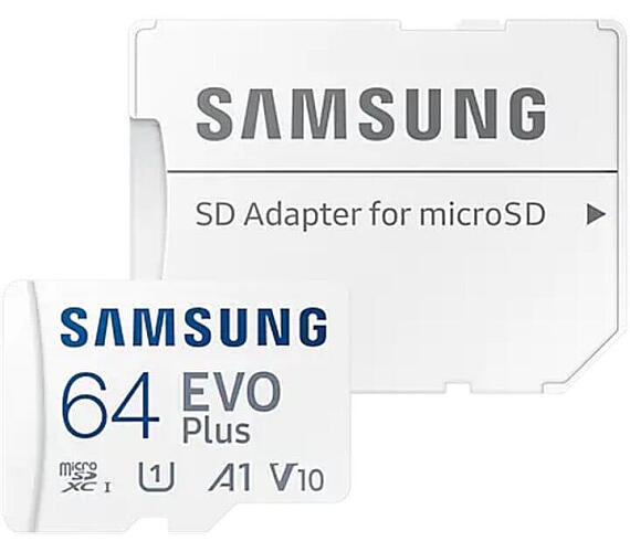 Samsung micro SDXC 64GB EVO Plus + SD adaptér (MB-MC64KA/EU)