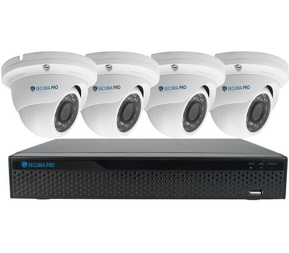 Securia Pro NVR4CHV4-W DOME NVR + POE napájení