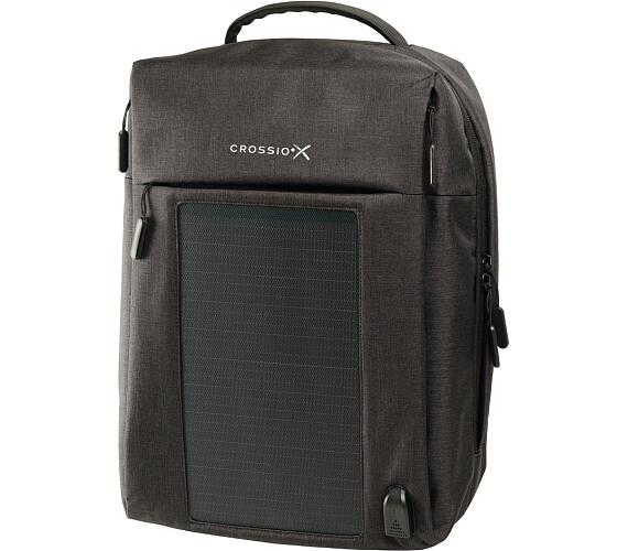 Crossio SolarBag Snappy 20l černý se solárním panelem